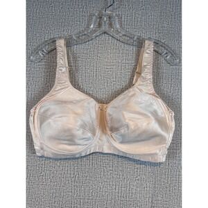 NWT Trulife 420 Impressions Mastectomy Bra Nude Beige Floral 40C New With Tags